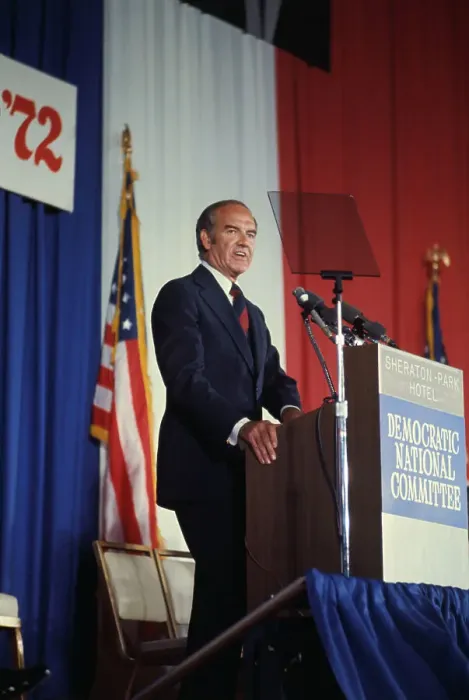 Framed Print : George McGovern Addressing Democratic Committee Framed Print : George McGovern Addressing Democratic Committee