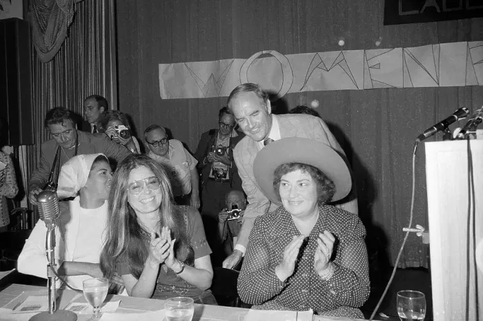Framed Print : George McGovern Addressing Feminist Caucus Framed Print : George McGovern Addressing Feminist Caucus