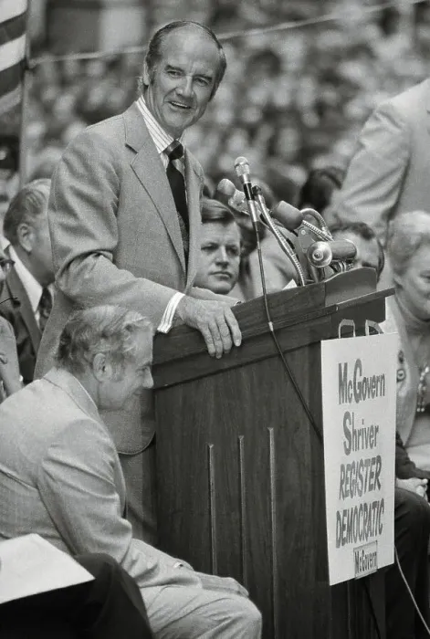 Framed Print : George McGovern at the Podium Framed Print : George McGovern at the Podium