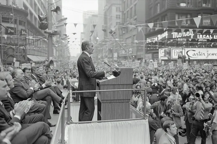 Framed Print : George McGovern at the Podium Framed Print : George McGovern at the Podium