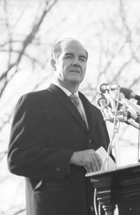 Framed Print : George McGovern Protests The War Framed Print : George McGovern Protests The War