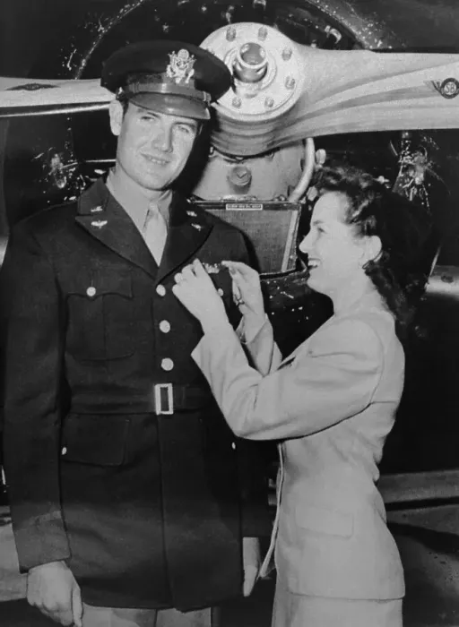 Framed Print : George McGovern Receiving His Air Corps Wings Framed Print : George McGovern Receiving His Air Corps Wings