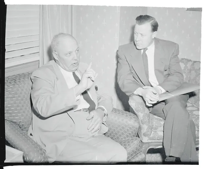 Framed Print : George Meany and Walter Reuther Framed Print : George Meany and Walter Reuther