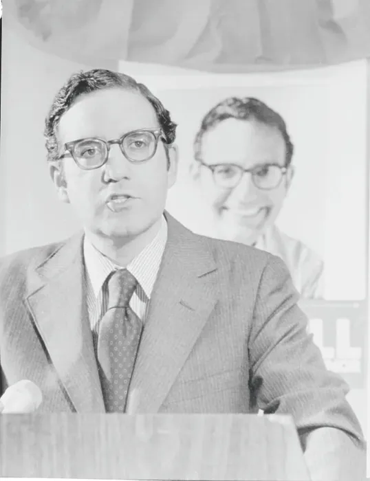 Framed Print : George Mitchell Speaking at Podium Framed Print : George Mitchell Speaking at Podium