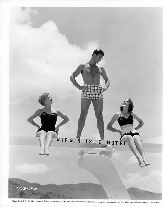 Framed Print : George Nader In Four Girls In Town Framed Print : George Nader In Four Girls In Town