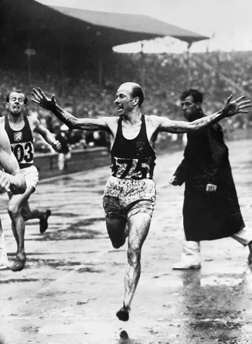 Framed Print : George Reiff of Belgium Winning Olympic Race Framed Print : George Reiff of Belgium Winning Olympic Race
