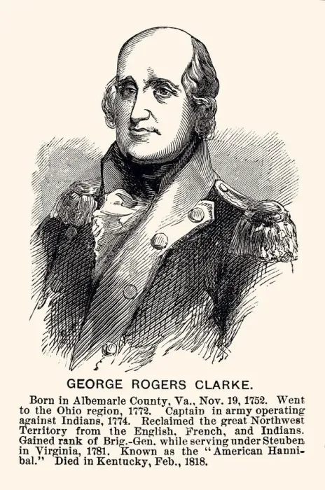Framed Print : GEORGE ROGERS CLARK (XXXL), known as the American Hannibal Framed Print : GEORGE ROGERS CLARK (XXXL), known as the American Hannibal