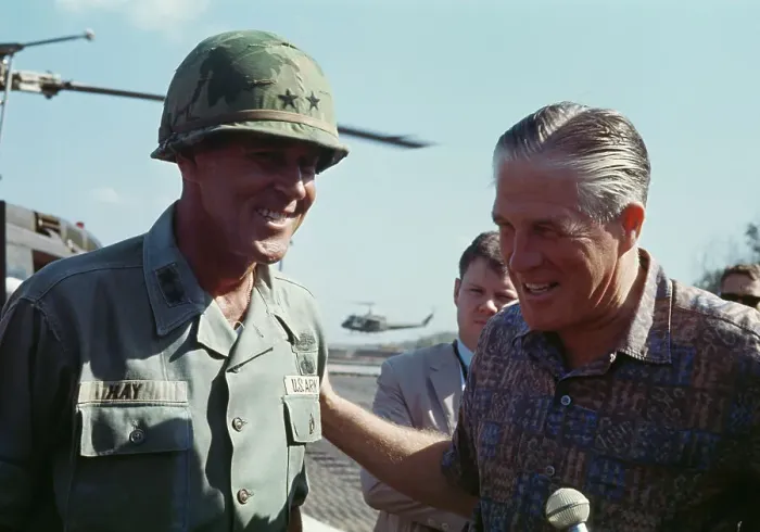 Framed Print : George Romney In Vietnam Framed Print : George Romney In Vietnam