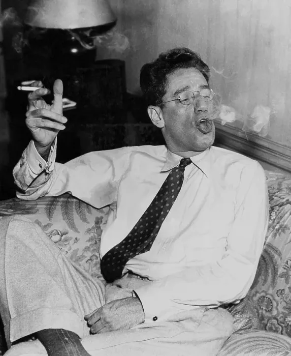 Framed Print : George S. Kaufman Smoking Framed Print : George S. Kaufman Smoking