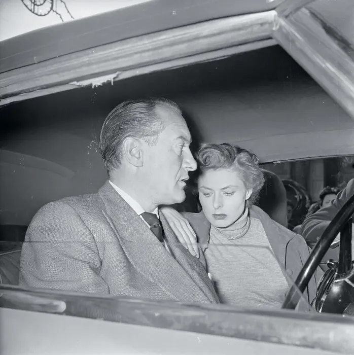Framed Print : George Sanders and Ingrid Bergman Framed Print : George Sanders and Ingrid Bergman