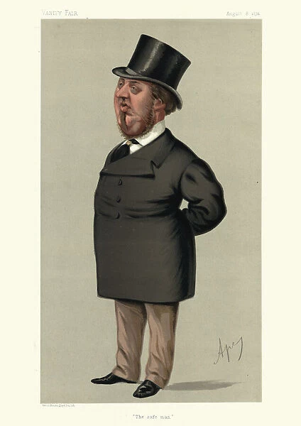 George Sclater-Booth, 1st Baron Basing, Vanity fair caricature