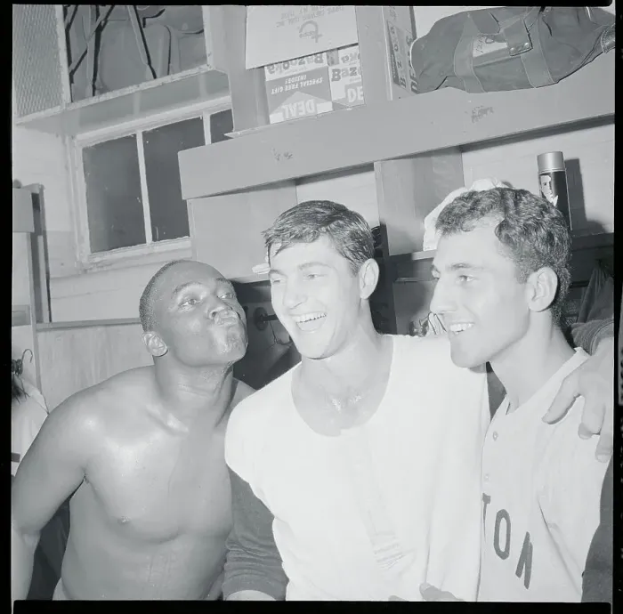 Framed Print : George Scott and Carl Yastrzemski in the Locker Room Framed Print : George Scott and Carl Yastrzemski in the Locker Room