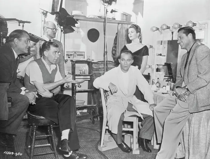 Framed Print : George Seaton Speaking with Film Crew Framed Print : George Seaton Speaking with Film Crew