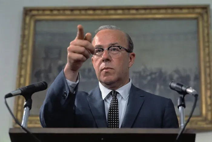 Framed Print : George Shultz Pointing Finger While Speaking Framed Print : George Shultz Pointing Finger While Speaking