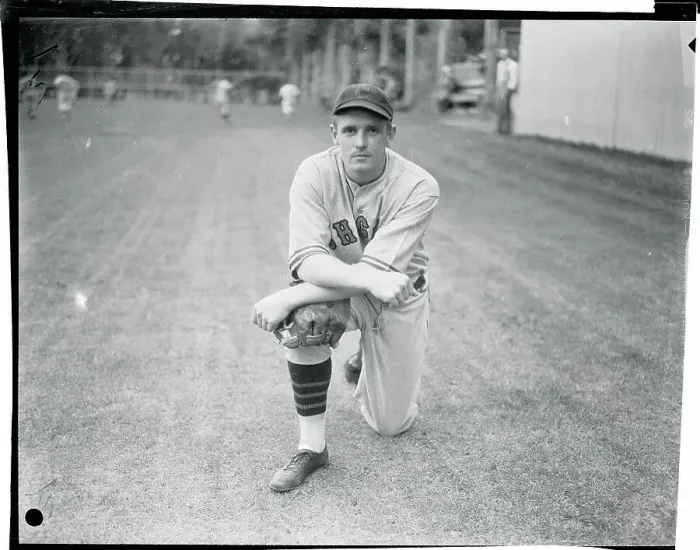 Framed Print : George Stainback Kneeling Down on the Field Framed Print : George Stainback Kneeling Down on the Field