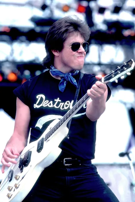 Framed Print : George Thorogood On Stage At Live Aid Framed Print : George Thorogood On Stage At Live Aid