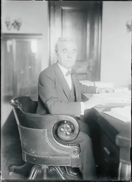 Framed Print : George W. Norris at Desk Framed Print : George W. Norris at Desk