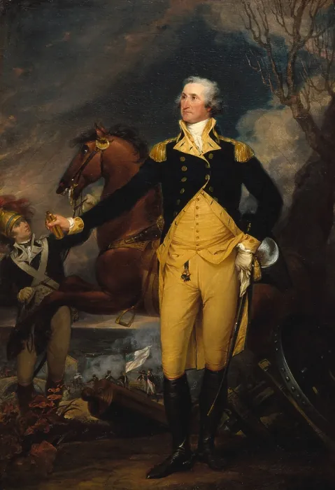 Framed Print : George Washington before the Battle of Trenton Framed Print : George Washington before the Battle of Trenton