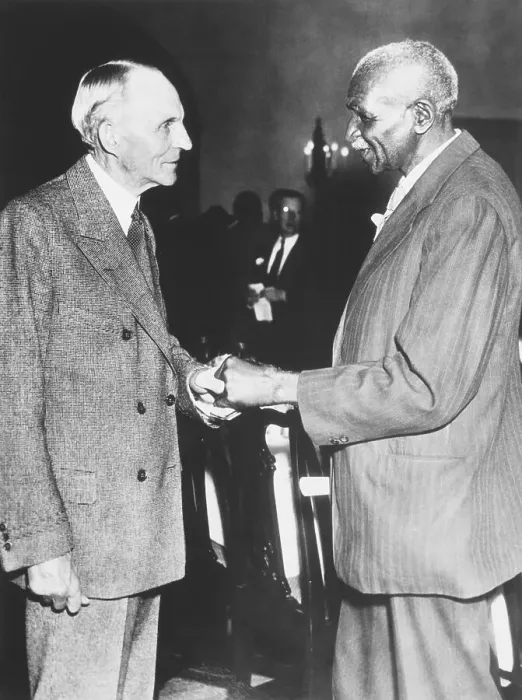 Framed Print : George Washington Carver Shaking Hands Framed Print : George Washington Carver Shaking Hands