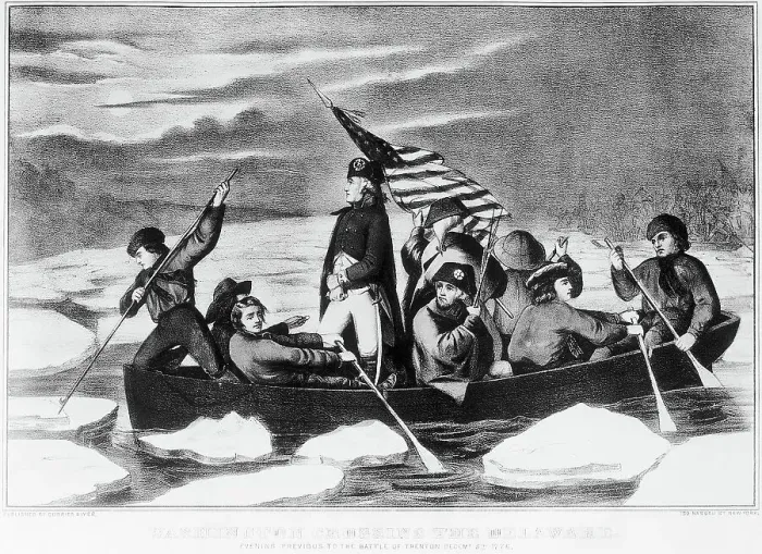 Framed Print : George Washington Crossing The Delaware Framed Print : George Washington Crossing The Delaware