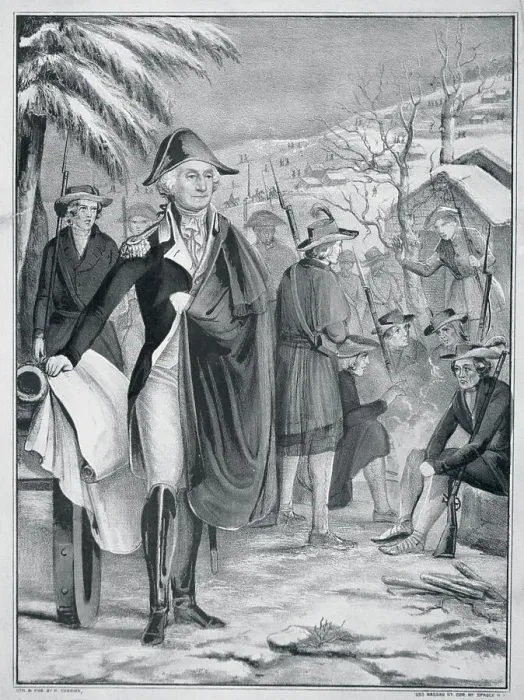 Framed Print : George Washington in Town Framed Print : George Washington in Town