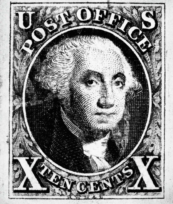 Framed Print : George Washington on United States Stamp Framed Print : George Washington on United States Stamp