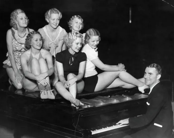 Framed Print : George White Playing Piano in Scandals Framed Print : George White Playing Piano in Scandals