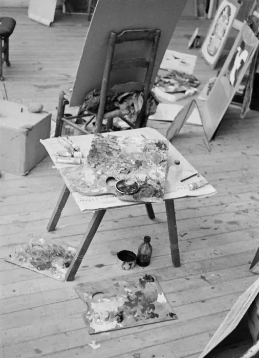 Framed Print : Georges Braques Studio Framed Print : Georges Braques Studio