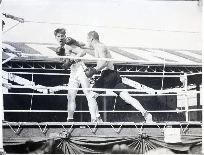 Framed Print : Georges Carpentier Versus Marcel Nilles Framed Print : Georges Carpentier Versus Marcel Nilles
