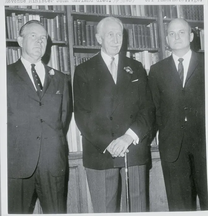 Framed Print : Georges Vanier Posing with Others Framed Print : Georges Vanier Posing with Others