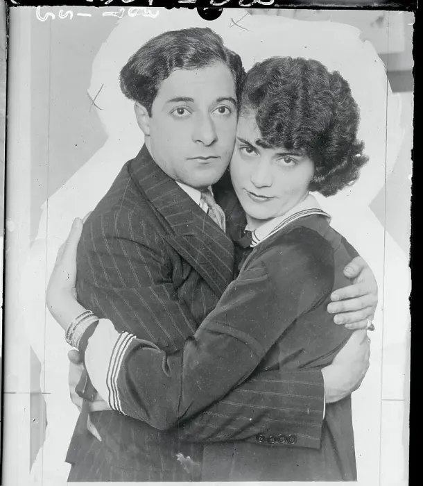 Framed Print : Georgie Jessel Hugging Wife Florence Courtney Framed Print : Georgie Jessel Hugging Wife Florence Courtney