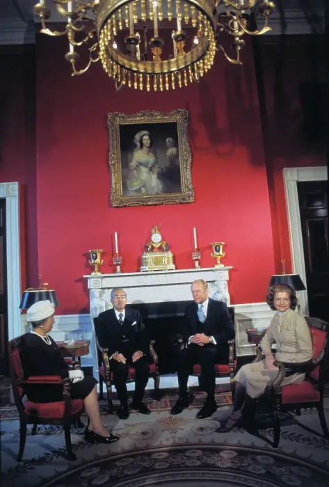 Framed Print : Gerald and Betty Ford with Japanese Leaders Framed Print : Gerald and Betty Ford with Japanese Leaders