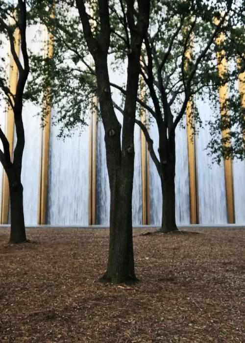 Framed Print : Gerald D. Hines Waterwall Park Framed Print : Gerald D. Hines Waterwall Park