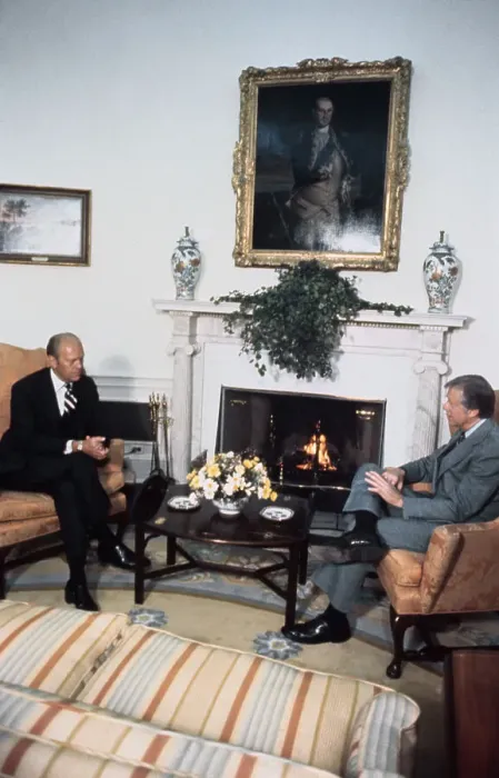 Framed Print : Gerald Ford and Jimmy Carter Framed Print : Gerald Ford and Jimmy Carter