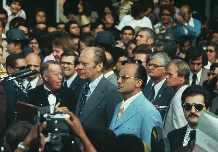 Framed Print : Gerald Ford And Luis Echeverria Framed Print : Gerald Ford And Luis Echeverria