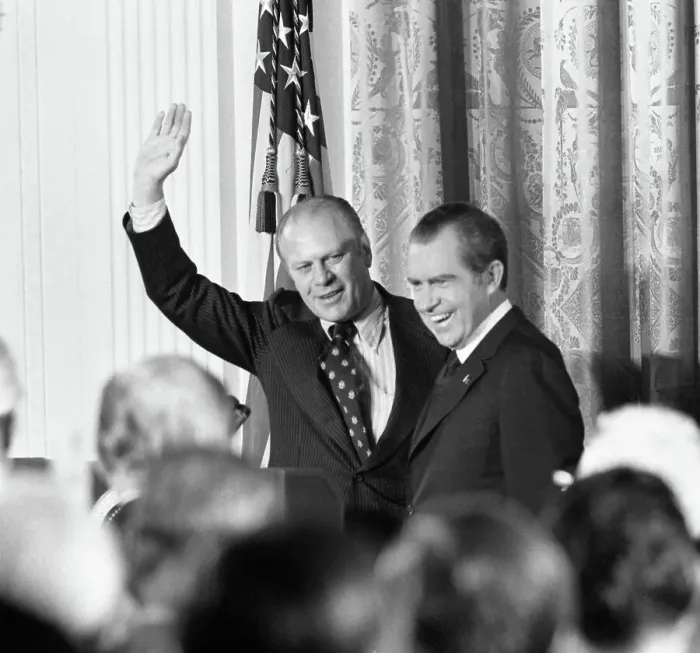 Framed Print : Gerald Ford Nominated for Vice Presidency Framed Print : Gerald Ford Nominated for Vice Presidency