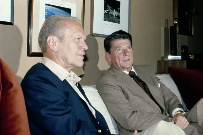 Framed Print : Gerald Ford And Ronald Reagan Framed Print : Gerald Ford And Ronald Reagan