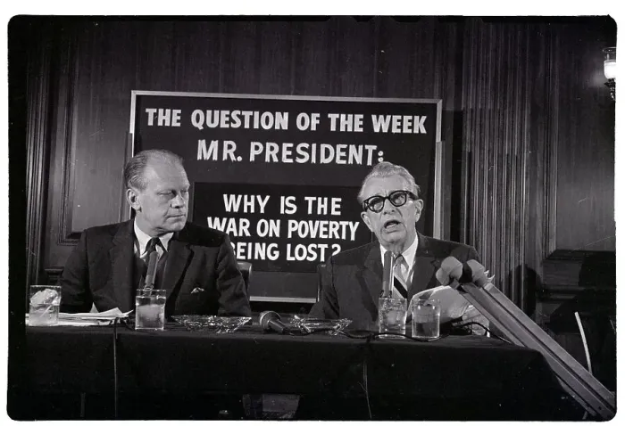Framed Print : Gerald Ford and Sen Everett Dirksen Comment Framed Print : Gerald Ford and Sen Everett Dirksen Comment