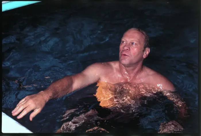 Framed Print : Gerald Ford Swimming in Pool Framed Print : Gerald Ford Swimming in Pool