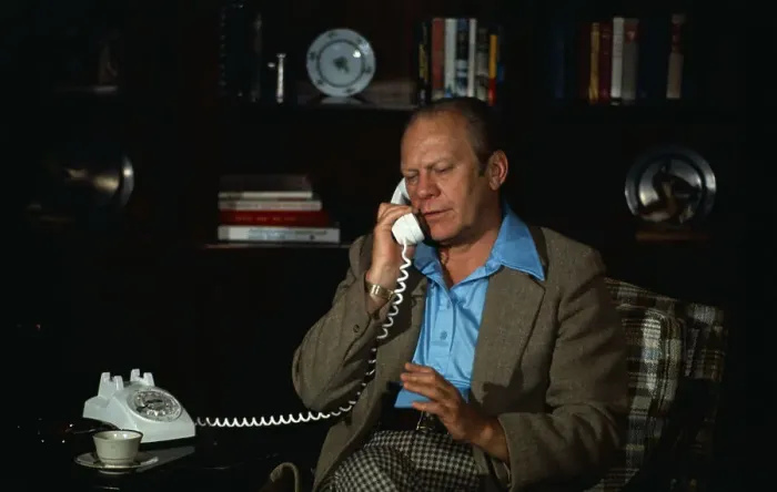 Framed Print : Gerald Ford Talking on Phone Framed Print : Gerald Ford Talking on Phone