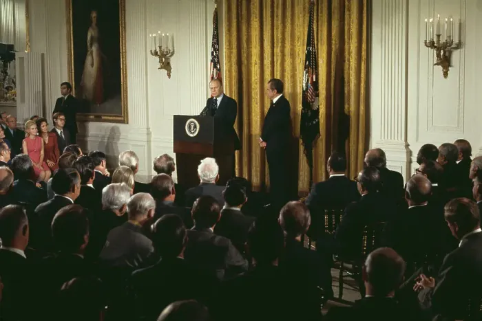 Framed Print : Gerald Ford Becomes Vice President