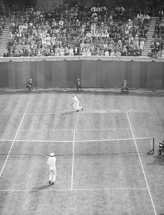 Framed Print : Gerald Patterson and Rene Lacoste During Davis Cup Framed Print : Gerald Patterson and Rene Lacoste During Davis Cup