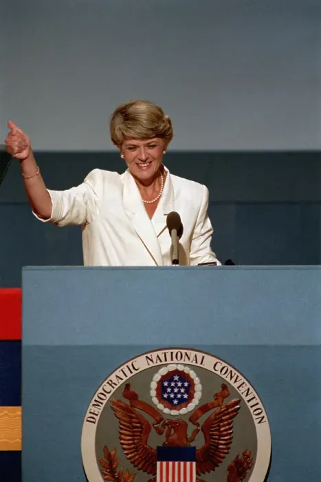 Framed Print : Geraldine Ferraro Addressing Convention Framed Print : Geraldine Ferraro Addressing Convention