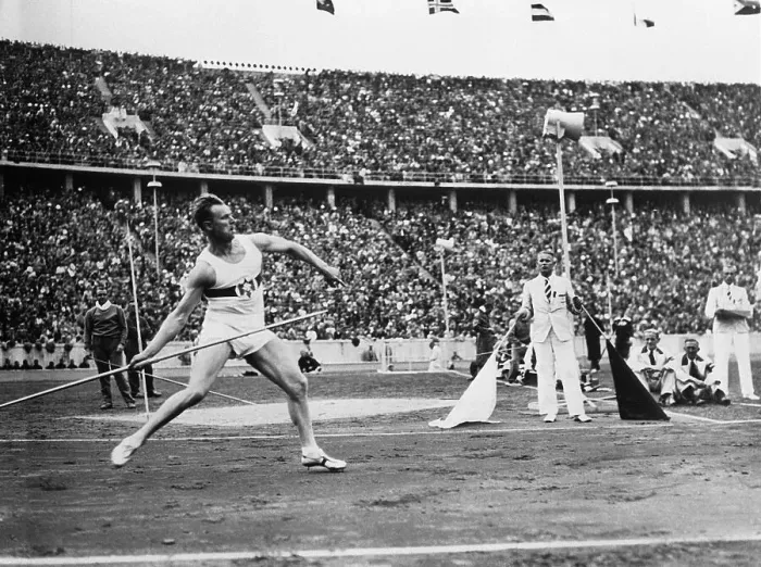 Framed Print : Gerhard Stoeck Throwing Javelin Framed Print : Gerhard Stoeck Throwing Javelin