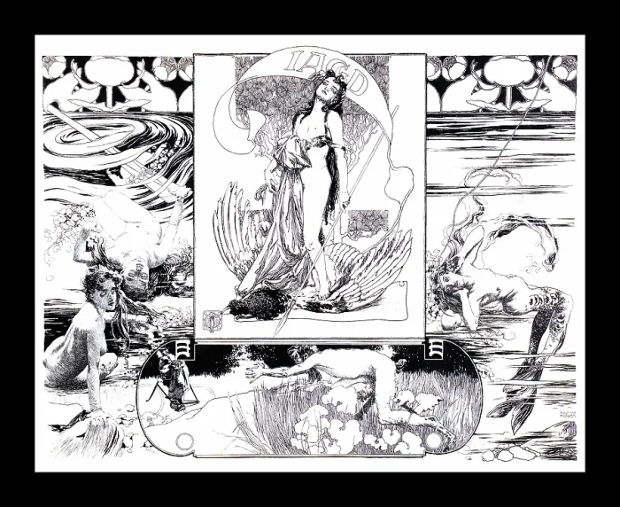 Framed Print : Gerlach's allegories Framed Print : Gerlach's allegories