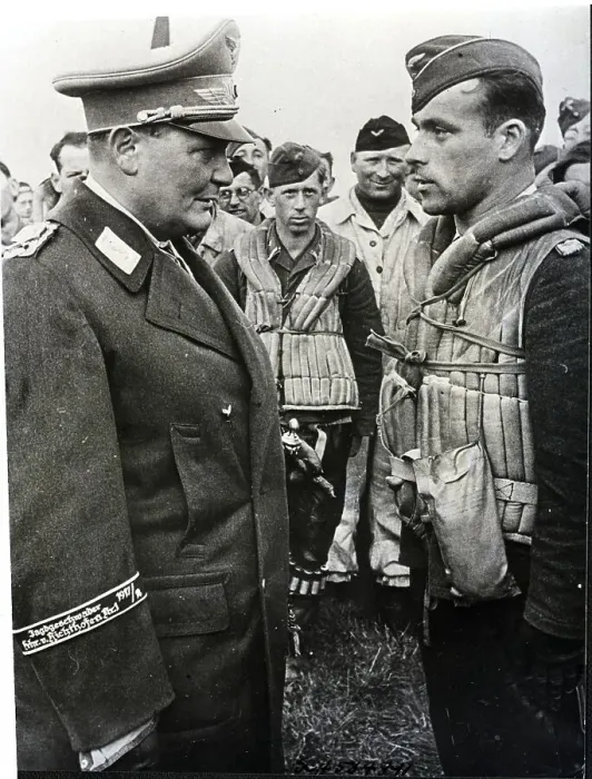 Framed Print : German Air Force Squadron Leader with Luftwaffe Chief Framed Print : German Air Force Squadron Leader with Luftwaffe Chief