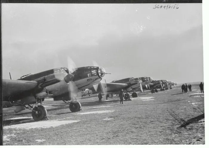 Framed Print : German Air Squadrons in Prague Framed Print : German Air Squadrons in Prague