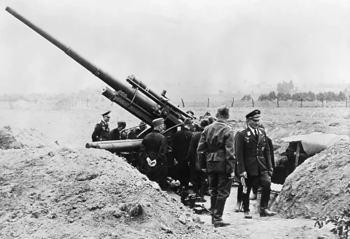 Framed Print : German Anti-Aircraft Guns In Poland Framed Print : German Anti-Aircraft Guns In Poland