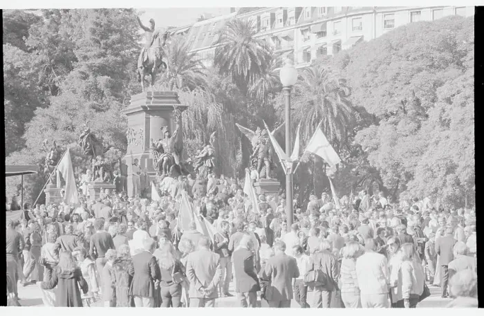 Framed Print : German-Argentines Gathering in Support Framed Print : German-Argentines Gathering in Support
