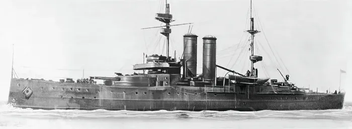 Framed Print : German Battleship Being Sunk Framed Print : German Battleship Being Sunk